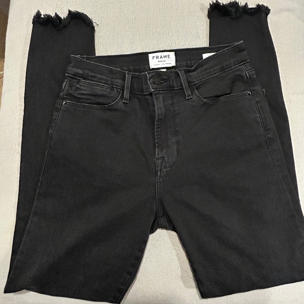 FRAME Jeans Le High Skinny Raw Hem Women's Size 28